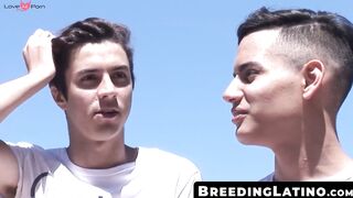 BreedingLatino.com - Kitchen bareback session with Latino twink and his friend