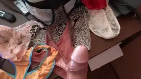 Great compilation of cumshots on my beautiful wife's used panties, mature 58 year old latina milf