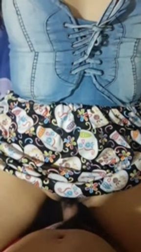 I fucked babysitter, she asks me for cum inside,