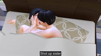 Japanese step brother fucks his stepsister after a game of chess