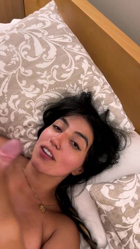 Hungover Pakistani Slut Gets a Huge Facial