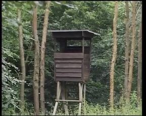 Chubby German MILF Rides Cock and Makes It Cum All Over in Woods