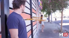Shy boy with a hot Asian girl Alexia Anders
