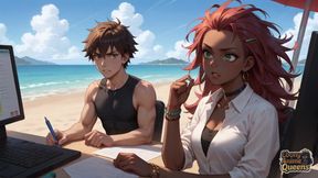 Four Ebony Queens. 1 Beach. Oral Sex, Threesomes. Hot, Filthy Slut. Horny, Porn.