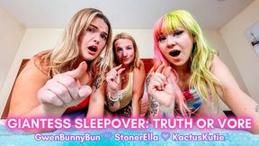 giantess slumber party: truth or vore