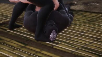 Three huge black jocks | gangbang for my wife | wild life