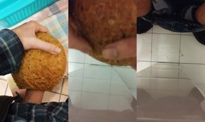 Fucking loaf of Bread hard cock