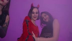 2 hour halloween group anal party ! girly and male pissing