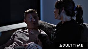 ADULT TIME - Aiden Ashley & Bestie Charlotte Sins Turn Movie Night Into a Hot
