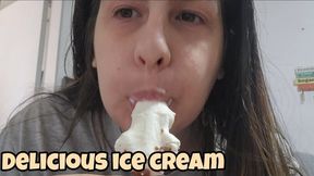 Chubby Girl Licking Ice Cream Lollipop With Lots of Tongue Action and Wet Noisy Licks – Tongue Fetish Up Close
