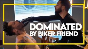 Tonny Biker dominated by his biker friend! (720p) Gay Bondage - Gay Domination - Biker - Foot Fetish - BDSM