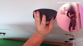 Straight Cock at the Gloryhole - Tongued Until He Cums