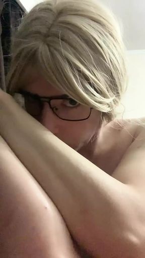 Chilling with Me, Jerking off and Licking My Arms