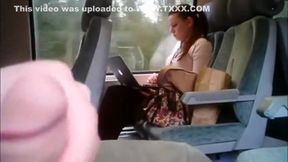 I love Girls watching me Flash Cock on public Train ride