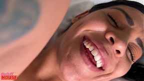 Big dick black guy sticks it deep in married woman's ass
