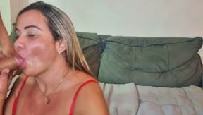 Neighbor Cheats on Her Husband with Bricklayer