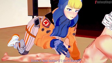Wattson Having sex - RED - Apex Legends - Full & POV on Sheer & PTRN: Fantasyking3