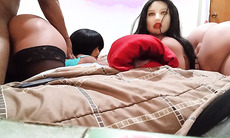 doll behind w two gigantic booty fucking dolls pt 1