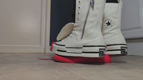 Primey Completely Destroys Jax's Red Mono Converse All Stars