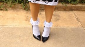 KsSunflwr, Joey-O heels & frilly socks