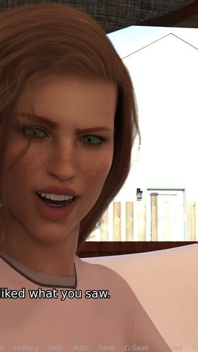 Unforgettable moment from &quot;New Neighborhood - v0.5 - Ted got a blowjob from Amelia and Jeff got a blowjob from Violet - Demo&quot;