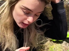 Sexy amateur blonde blowjob amp cumshot HD