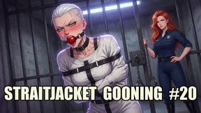 Straitjacket Gooning #20: Asylum Straitjacket Brain-Melting Confinement