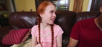 SmallGirlsInPorn. - Petite redhead Dolly Small