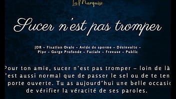 Sucer n&#039_est pas tromper - French audio cum hungry
