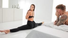 ”Liam watches Betzz's yoga, then fucks her hard”