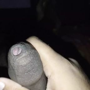 Desi Boy masturbating with stepdaddy cock