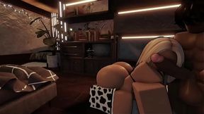 fucked a blond cow slut~ (roblox)