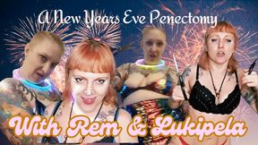 A New Years Penectomy with Rem and Luki