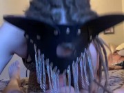 Bad kitty role play blowjob