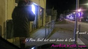 Mrs. Claus goes to the ATM for Santa Claus... Merry Christmas in the Drome!