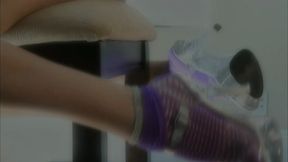 Black cock and white chicks