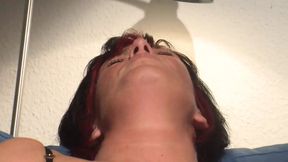 Milf fuck her pussy while filming in my pussy 3 - 4