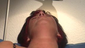 Milf fuck her pussy while filming in my pussy 3 - 4