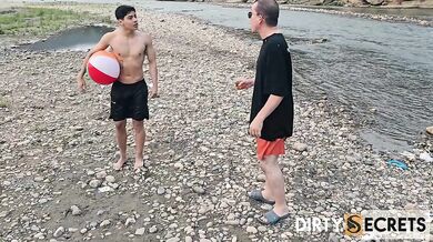Stepbro rips Petite Latina Stepsis throat Gush cumshot chokes doll on swimwear