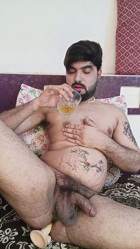 Cum Swallow and Pee Drink Dilo Fuck