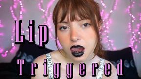 Lip-Triggered - Lipstick Fetish, JOI, Tease and Denial 720p mp4