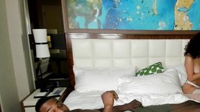 TINY CURLY HAIRED GIRL GETS 1ST MASSIVE BBC