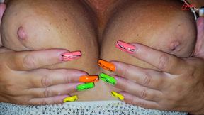 Stepmom with Big Natural Breasts Is Addicted to Stepson's Dick