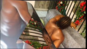 Bbc doggy her tight creaming pussy on the couch