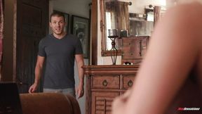 Cock Is Too Big For Juicy Booty Stepsister Aria Banks Tight Little pussy