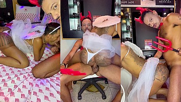 Arrombei essa puta rabuda na terça feira de carnaval - Foda completa