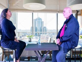 SEXY DISROBE GAME IN A RESTAURANT WITH CUMANDRIDE6 AND OLPR