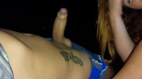 festa liberal na escuna, chupei dois pau no deck da escuna e levei leitinho na cara