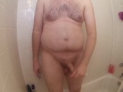 Dildo my Ass in the shower with new toy!!!