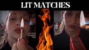 Matches, fire cigar